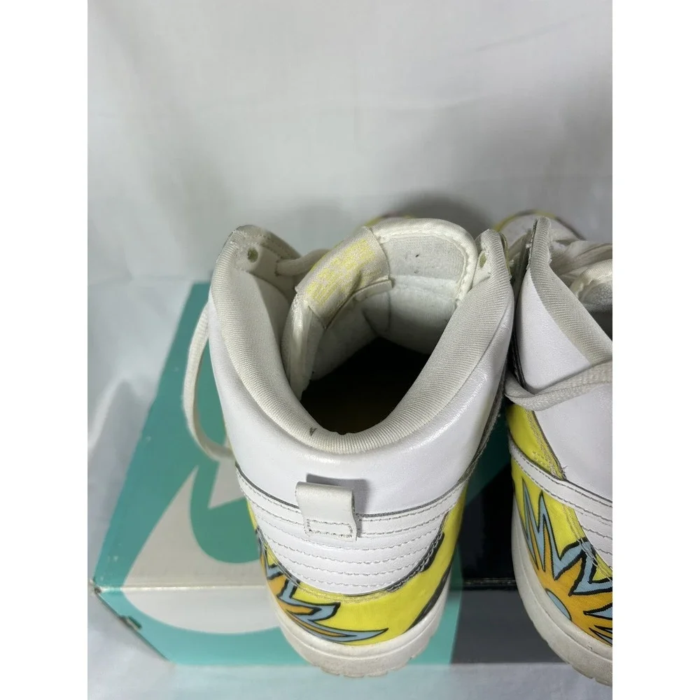 NIKE DUNK HIGH Sneaker Men's 9.5 PRM SB 2015‎ DE LA SOUL WHITE FIREFLY